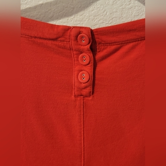 054. LOFT Orange 3/4 sleeve tunic/dress. - Picture 5 of 6